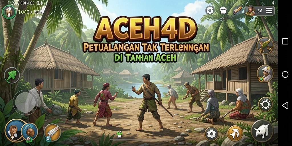 Tampilan gameplay menarik dalam petualangan ACEH4D.