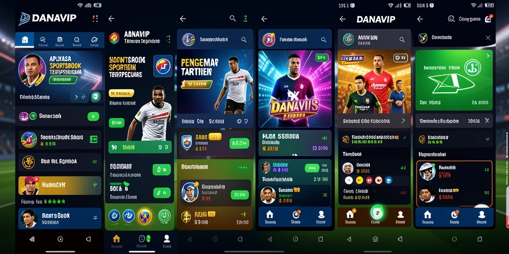 Tampilan gameplay taruhan olahraga di DANAVIP.