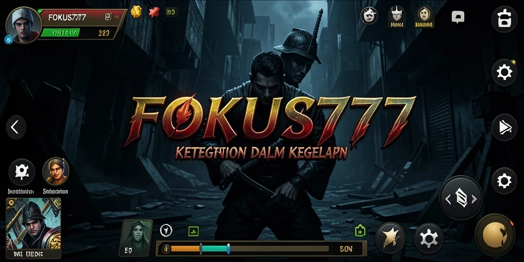 Tampilan gameplay FOKUS777 yang menegangkan dan mencekam.