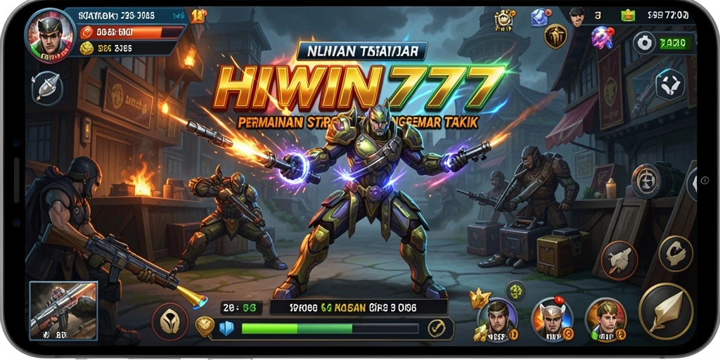 Tampilan gameplay HIWIN777 yang menegangkan dalam strategi pertempuran.