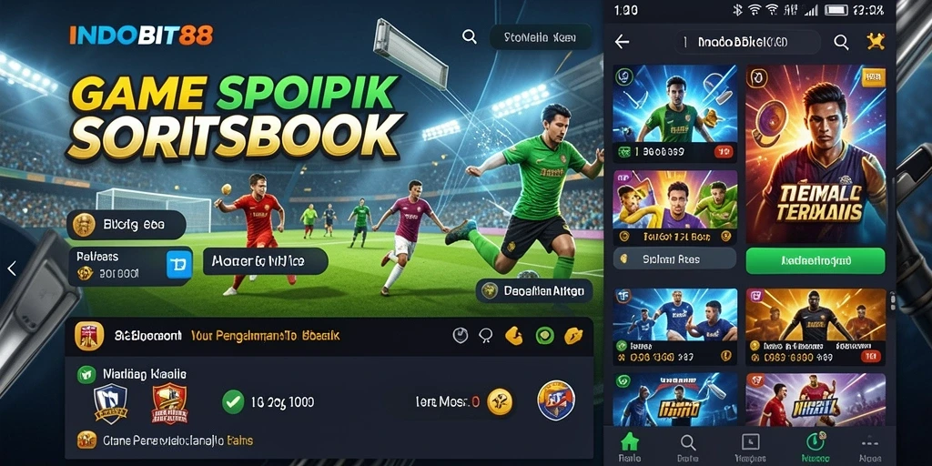 Screenshot utama INDOBIT88 menampilkan antarmuka menarik dalam taruhan olahraga.