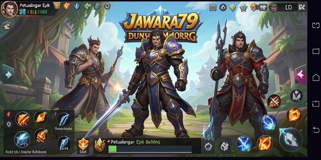 Tampilan gameplay petualangan seru di JAWARA79 yang memukau dan mendebarkan.