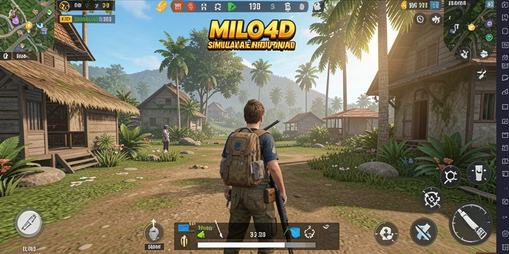 Tampilan gameplay <strong>MILO4D</strong> yang menampilkan interaksi dan keputusan pemain.