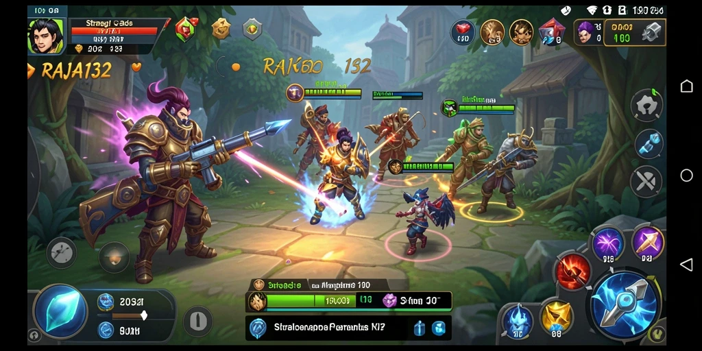 Tampilan menarik dari gameplay strategis RAJA132 yang penuh aksi.