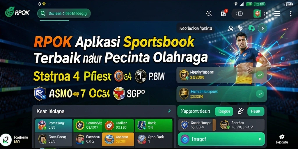 Tampilan gameplay RPOK yang menarik saat memasang taruhan olahraga.