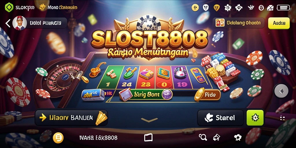 Tampilan menarik dari gameplay SLOST8808 yang penuh aksi Kasino.