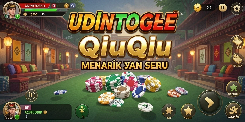 Screenshot gameplay QiuQiu UDINTOGEL yang seru dan menarik.
